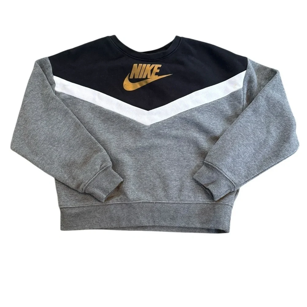 Girls Nike Go for the Gold crew sweatshirt EUC Size 6X
